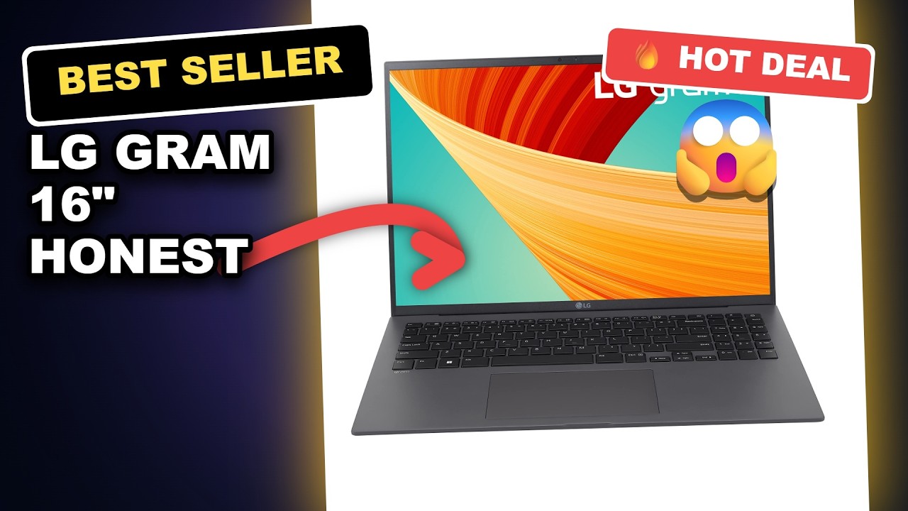 LG gram 16" Honest Review: Is This the Best Lightweight Laptop? review video