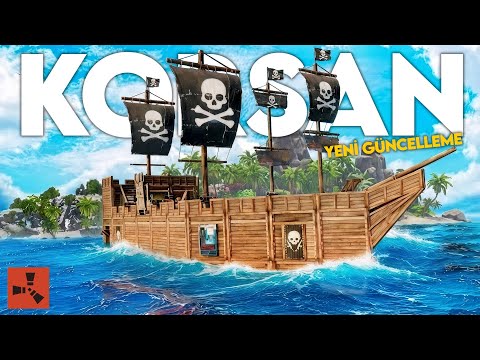 YENİ GEMİ GÜNCELLEMESİ SAYESİNDE OKYANUS ÜZERİNDE EV SAHİBİ OLMAK.!! Rust Türkçe