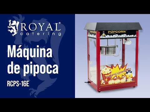 vídeo - Máquina de Pipocas - preta