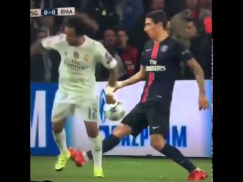 Paris Saint Germain vs Real Madrid - Marcelo vs Di Maria