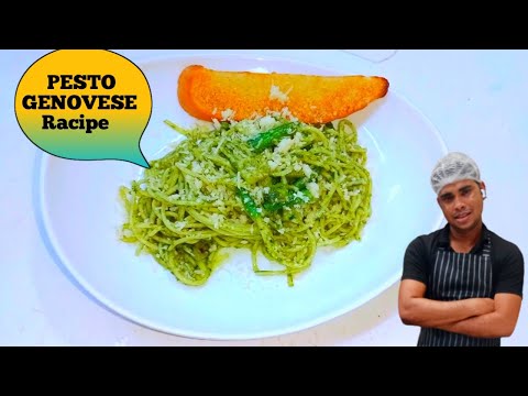 पेस्टो सॉस में पास्ता - How To Make Pesto Pasta | Creamy Pesto Pasta | pesto Genovese