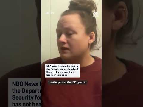Two women in ICE custody help agent having seizure
