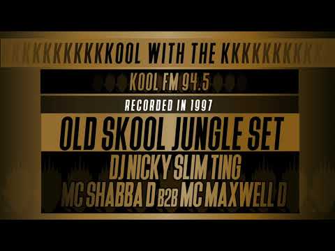 MC Shabba D & MC Maxwell D with DJ Nicky Slim Ting | Old Skool Jungle Set 1997 | Kool FM 94.5