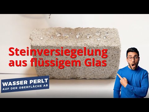 Steinversiegelung aus flüssigem Glas