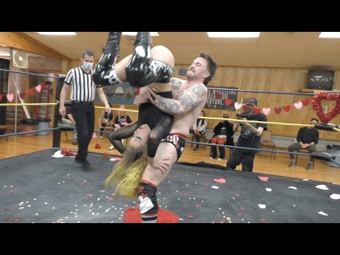 Bed Of Love Tables Match: Ava Everett vs. Love, Doug - Limitless Wrestling (Intergender, Mixed)