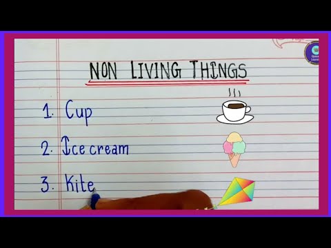 Non-living things Names in English for kids |Discover the World of Non-Living Wonders Fun Names