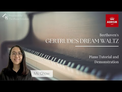 【钢琴演示和教程】GERTRUDE'S DREAM WALTZ - MS CHOW QIAN [ENG DUB, CN SUB]