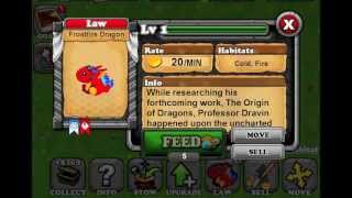 How to Breed Frostfire Dragon DragonVale Walkthrough