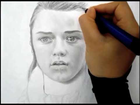 Arya Stark Game of Thrones Speed Drawing
