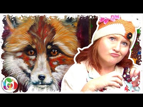 Acrylic painting tutorial | A Fox | Art Sherpa | TheArtSherpa