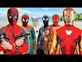 TEAM SPIDER-MAN vs BAD GUY TEAM || Rescue IRON MAN!! ( Live Action )