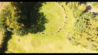 The Rollright Stones 2015 aerial imagery from Oxfordshire