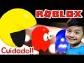 Pacman Me Come Escapa De Pacman En Roblox Juegos Para N