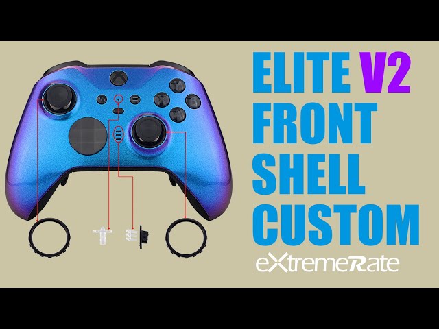 Vídeo relacionado con eXtremeRate Carcasa para Xbox One Elite Mando, Funda Protectora Placa Frontal con Anillos de Joystick para Xbox One Elite Series 2 Modelo 1797 - Despertar del Señor de la Tierra