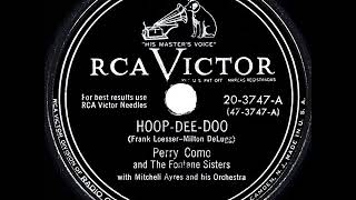 1950 HITS ARCHIVE: Hoop-Dee-Doo - Perry Como &amp; The Fontane Sisters (a #1 record)