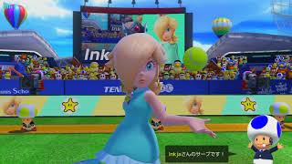 マリオテニスエースと外国人 pt02 オンラインモード　マルチ