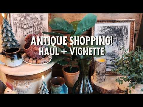 Amazing Vintage Finds at a Huge Antique Mall!  Styling for Winter & Spring