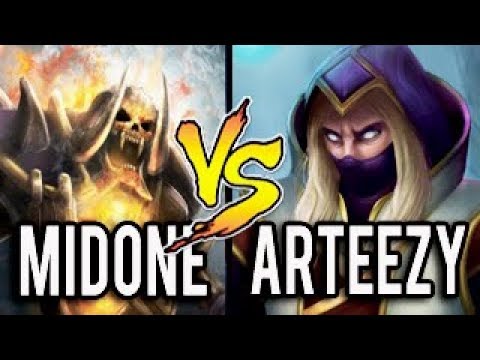 MidOne Vs Arteezy - First time 10K vs 10K! Clash of Top MMR Dota 2
