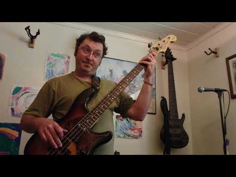 Part 2: ULTIMATE BASS CHROMATIC ARPEGGIO and DIATONIC SCALE WARMUP F Major, Descending