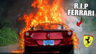 We Rented our Ferrari on TURO and It Burned To The Ground...