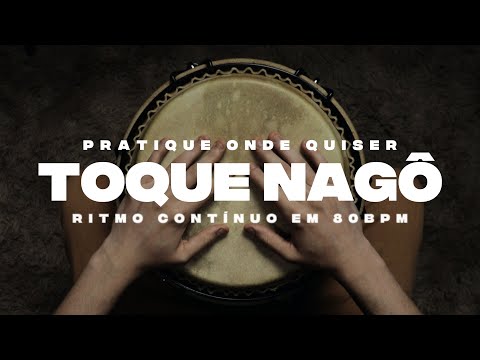 RITMOS DE UMBANDA | TOQUE NAGÔ (80BPM) | PRATIQUE EM CASA #umbanda #curimba #nagô
