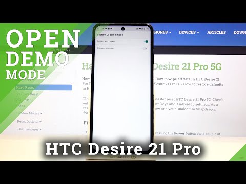 How to Activate Demo Mode in HTC Desire 21 Pro 5G - Floor / Kiosk Mode
