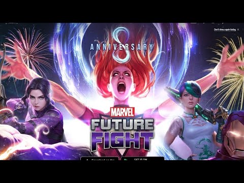 Marvel Future Fight | Event:8-Year Anniversary Pre-Registration Page Open Bug solution