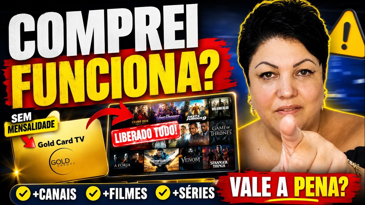 GOLD CARD TV - (🚨CUIDADO🚨) GOLD CARD TV FUNCIONA? GOLD CARD TV É BOM? GOLD CARD TV TRAVA? GOLD CARD