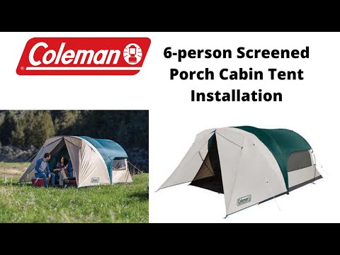 Coleman Evergreen Screened Porch 4 Person Cabin Tent Review OptimumTents