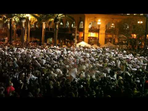 SF Pillow Fight - Night