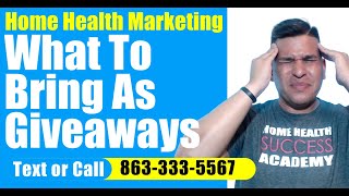 What To Give Intro | Home Health Marketing and Home Care Marketing | Start a Home Care Agency