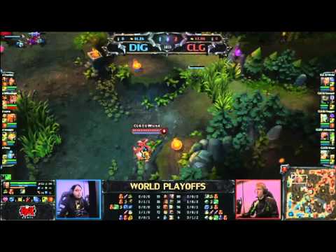 (HD227) World Championship - Groupe B - Dignitas vs CLG.eu