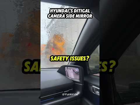 Hyundai IONIQ6 Digital Camera Side Mirror Safety Issues?!