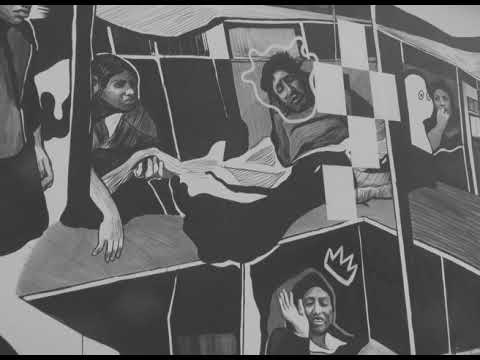 Hugo Crosthwaite: IN MEMORIAM: Mural at XIII Bienal de Cuenca, Ecuador. 2016