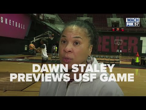 Dawn Staley previews game vs USF