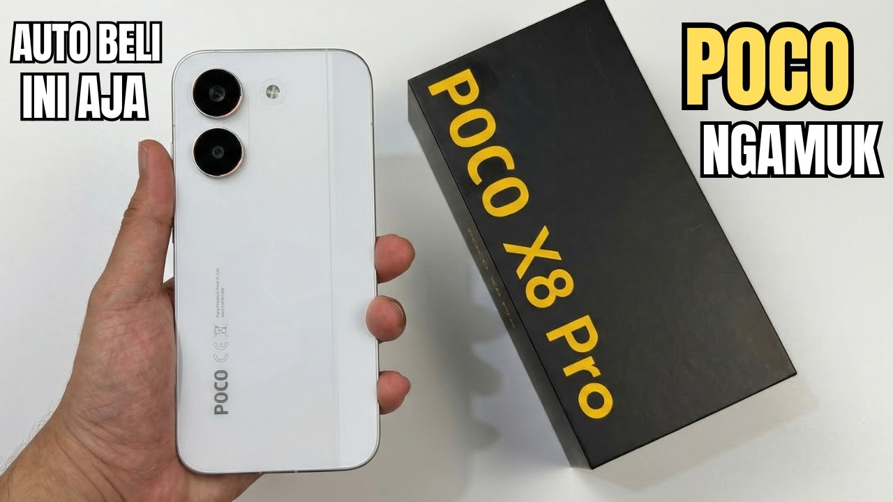 NO DEBAT INI PILIHAN TERBAIK‼️ALASAN KENAPA HARUS BELI POCO X8 PRO - BUDGET MEPET SPEK FLAGSHIP