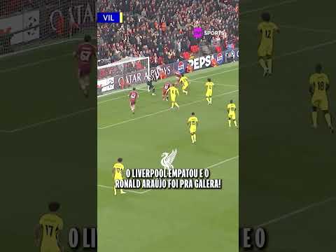 FEZ GOL E CORREU PRA TORCIDA! OLHA O GOL DO EMPATE DO LIVERPOOL NA CHAMPIONS! #shorts