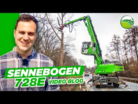 SENNEBOGEN 728 | Wir stellen euch den neuen Fällbagger vor | VLOG