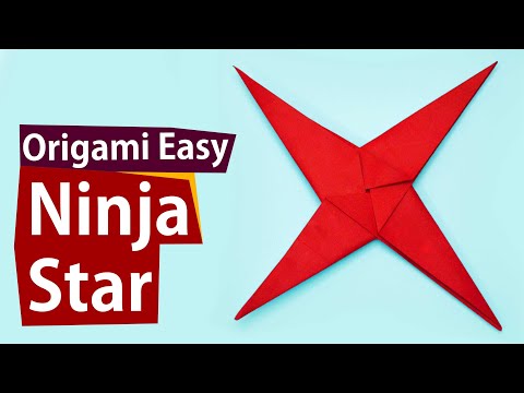 Origami Shuriken Origami Ninja Star Tutorial