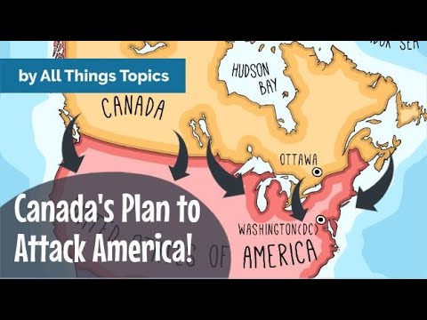 Canada's Plan to Attack America! + Free Printable Worksheet Lesson (for ESL Teachers & Learners)