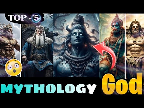 "Unveiling the Divine: Exploring the Top Five Mythological Gods Across Cultures" 🤯😱😲#mythology