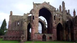 Arches Melrose Abbey Scottish Borders Scotland