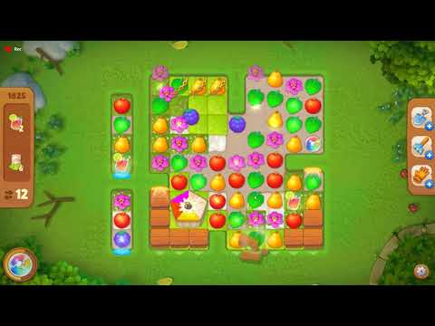 1825 Gardenscapes Hard Level  Прохождение Игры