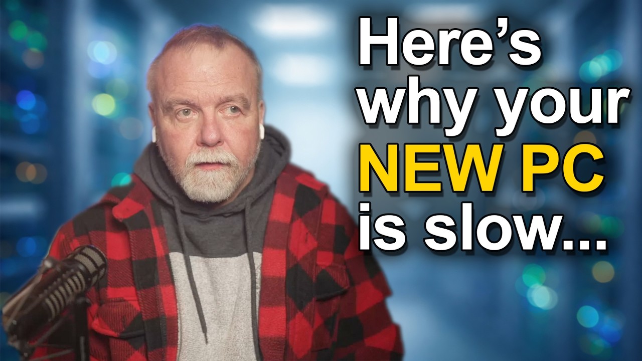 Why your NEW computer is SLOWER than your OLD computer!  By a Retired Microsoft Engineer.
