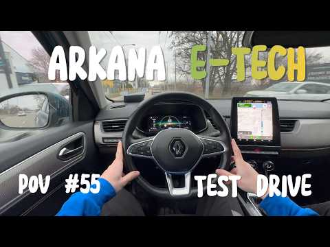 POV 2023 Renault Arkana E-TECH Hybrid 143HP | POV Test Drive #055