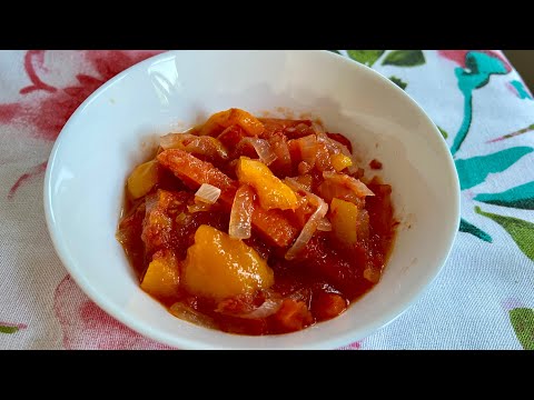 My Mom Lecho Recipe | Tomato-Pepper Stew (Canned)