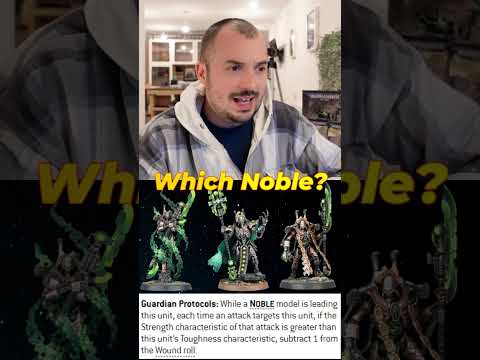 Which Noble Is Best To Lead Necrons Lychguard?