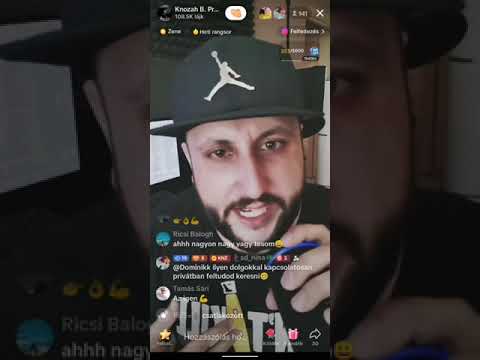knozah-B nehéz idők TikTok live