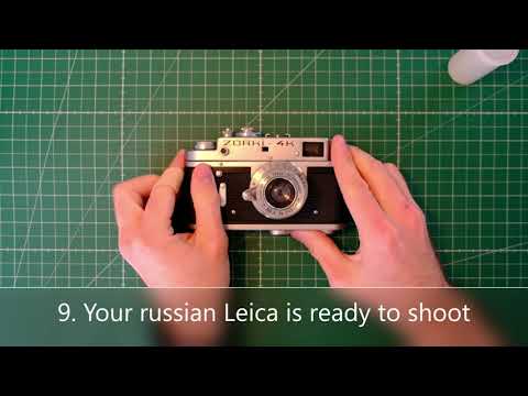 How to load 35mm Film in a Zorki 4K Russian Rangefinder
