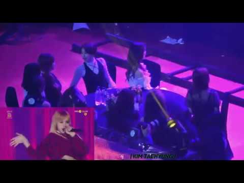 TWICE Reaction To BLACKPINK - PLAYING WITH FIRE + BOOMBAYAH (2017 Seoul Music Awards 170119)